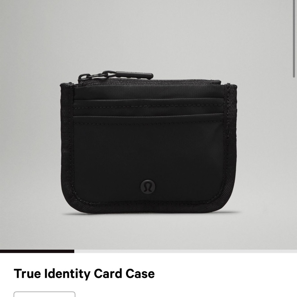 lululemon athletica Black Card Holder